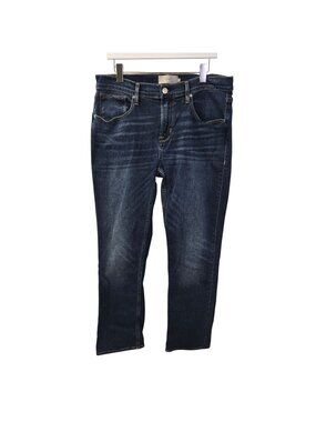 Hudson Blake Slim Straight Jeans in Republic Wash Size 34x32